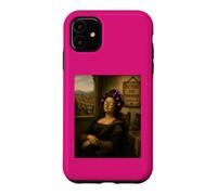 Mona Lisa Getting Hair Done For Picture Day Art Parody Case for iPhone 11