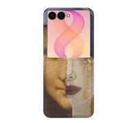 Mona Lisa Gustav Klimt Vermeer PU Leather Flip Case Cover For Samsung Galaxy Z Flip 8