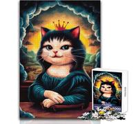 Mona Lisa Hard Jigsaw Puzzle for Adults 1000 Pieces Educational Mind Challenge Game Unique Gift with Sentimental Value Size 38x26cm