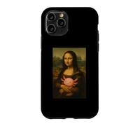 Mona Lisa Holding Baby Axolotl Funny Da Vinci Painting Case for iPhone 11 Pro