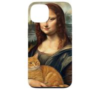 Mona Lisa Holding Cat Renaissance Art Parody Case for iPhone 13