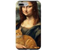 Mona Lisa Holding Cat Renaissance Art Parody Case for iPhone 7 Plus/8 Plus