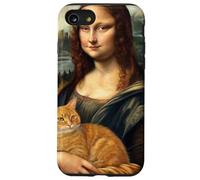 Mona Lisa Holding Cat Renaissance Art Parody Case for iPhone SE (2020) / 7 / 8