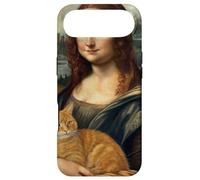 Mona Lisa Holding Tabby Cat Renaissance Art Parody Case for iPhone Air