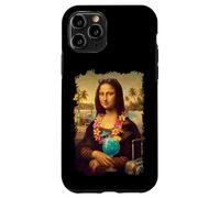 Mona Lisa in California Beach Vacation with Cocktail Holiday Case for iPhone 11 Pro