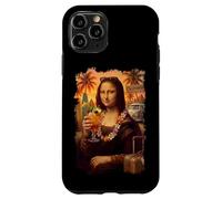 Mona Lisa in California Beach Vacation with Cocktail Holiday Case for iPhone 11 Pro