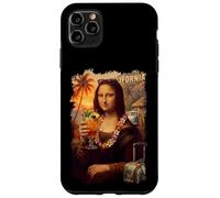 Mona Lisa in California Beach Vacation with Cocktail Holiday Case for iPhone 11 Pro Max