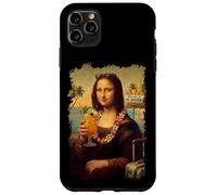 Mona Lisa in Florida Beach Vacation with Cocktail Holiday Case for iPhone 11 Pro Max
