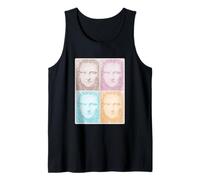 Mona Lisa in Pop Art Style Da Vinci Art Retro 1970s Tank Top