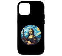 Mona Lisa in the style of Van Gogh Starry Night Case for iPhone 12/12 Pro