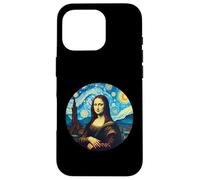 Mona Lisa in the style of Van Gogh Starry Night Case for iPhone 16 Pro