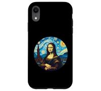 Mona Lisa in the style of Van Gogh Starry Night Case for iPhone XR