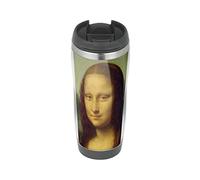 Mona Lisa Leonardo da Vinci - Travel Mug, Thermal Insulated Cup for Hot and Cold Beverages Drinks
