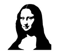 Mona Lisa - Leonardo da Vinci Wall Sticker Decor Stylish Nursery Wall Decal Living Room Decal Decals Home Modern Stickers Bedroom Decoration