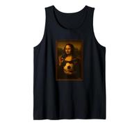 Mona Lisa Loves Soccer Tank Top