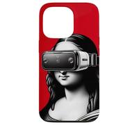 Mona Lisa Modern Art Funny Parody Renaissance Pop Culture Case for iPhone 13 Pro
