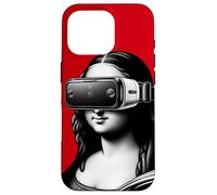 Mona Lisa Modern Art Funny Parody Renaissance Pop Culture Case for iPhone 16 Pro
