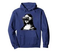 Mona Lisa Modern Art Funny Parody Renaissance Pop Culture Pullover Hoodie