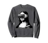Mona Lisa Modern Art Funny Parody Renaissance Pop Culture Sweatshirt