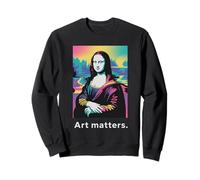 Mona Lisa Modern Interpretation ART MATTERS Sweatshirt