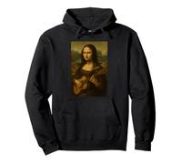 Mona Lisa Playing Guitar Renaissance Guitarist Musician Art Pullover Hoodie