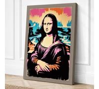 Mona Lisa Pop Art Canvas Wall Art Print 30x20 Inch