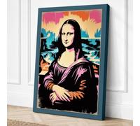 Mona Lisa Pop Art Canvas Wall Art Print 36x24 Inch