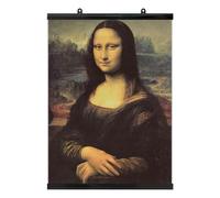 Mona Lisa Poster by Leonardo Da Vinci - Fine Art Print (LAMINATED WITH PLASTIC FRAME, 18" x 24")