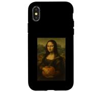Mona Lisa Pumpkin Patch Funny Fall Art Parody Vintage Case for iPhone X/XS