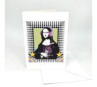 Mona Lisa Record Your Own Audio Greeting Card | 30 Second Voice or Music Message | A5 | Unique Personalised Gift for Birthdays, Weddings, Anniversaries | Envelope Included