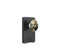 Mona Lisa Renaissance Style With Dog Companion PopSockets PopWallet for MagSafe