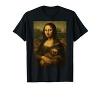 Mona Lisa Sloth Funny Novelty Art Cool Style T-Shirt