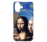 Mona Lisa Starry Night Girl With A Pearl Earring The Scream Case for iPhone 17