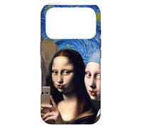Mona Lisa Starry Night Girl With A Pearl Earring The Scream Case for iPhone 17 Pro