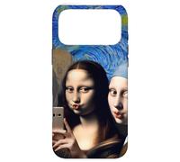 Mona Lisa Starry Night Girl With A Pearl Earring The Scream Case for iPhone 17 Pro Max