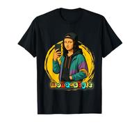 Mona Lisa Style Design Jersey T-Shirt