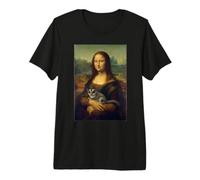 Mona Lisa Sugar Glider Funny Renaissance Art Pet Owner Premium T-Shirt