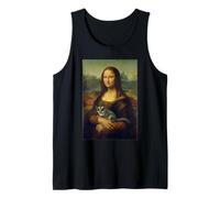 Mona Lisa Sugar Glider Funny Renaissance Art Pet Owner Tank Top