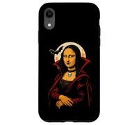 Mona Lisa Vampire Men Women Kids Funny Halloween Case for iPhone XR