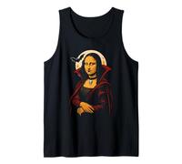 Mona Lisa Vampire Men Women Kids Funny Halloween Tank Top