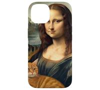 Mona Lisa with Cat Funny Classical Painting Art Case for iPhone 14