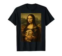 Mona Lisa With Rabbit - Funny Art History Classic T-Shirt