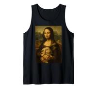 Mona Lisa With Rabbit - Funny Art History Classic Tank Top