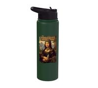 Mona Lisa Yosemite America Adventure Vacation Trip USA Stainless Steel Insulated Water Bottle