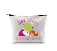 Mona Naanalan Makeup Bag Cartoon Gift Princess Mona Meme Hey Birdy Its Okay Birdy Zipper Pouch (Hey Birdy It's Okay Birdy 2uk)