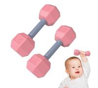 Monablar Dumbbell Baby Hand Toy, Lightweight TEATER | Easy Grip Sensory Soft Grip Exercise Taster - Colorful Trial for Newborns, Skill Aid