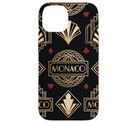 Monaco Art Deco Casino Style Graphic Elegant City Night Case for iPhone 14