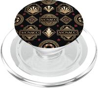 Monaco Art Deco Casino Style Graphic Elegant City Night PopSockets PopGrip for MagSafe