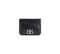 Monaco Card Holder- female- Balenciaga- Wallets & Cardholders- Black- ONE SIZE- Accessories ONE SIZE