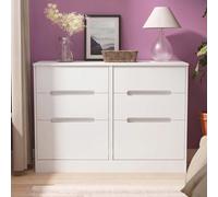 Monaco Chest - Midi - 6 Drawer - White